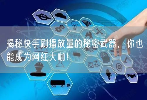 揭秘快手刷播放量的秘密武器，你也能成为网红大咖！